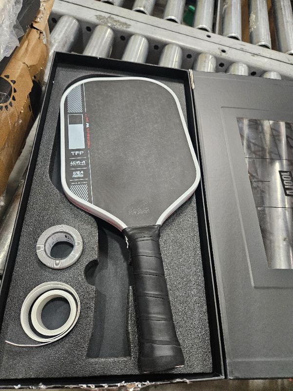 Photo 1 of **HAS SOME DAMAGE**JOOLA Ben Johns Perseus Pro IV 16mm Pickleball Paddle - Tech Flex Power - Elongated Shape for Power & Spin - Propulsion Core Increases Power & Touch - UPA-A Certified - USAP Approved - NFC Chip