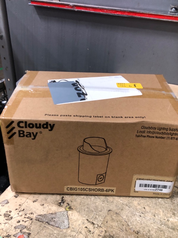 Photo 1 of [6 Pack] CLOUDY BAY 9W Well Lights Landscape LED In Ground Outdoor,Shielded Top,Low Voltage 12-24V AC/DC,Waterproof Aluminum Uplights,2700K/3000K/3500K/4000K/5000K,Transformer Excluded