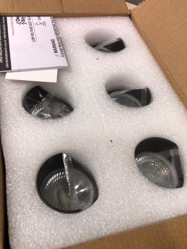 Photo 1 of [6 Pack] CLOUDY BAY 9W Well Lights Landscape LED In Ground Outdoor,Shielded Top,Low Voltage 12-24V AC/DC,Waterproof Aluminum Uplights,2700K/3000K/3500K/4000K/5000K,Transformer Excluded