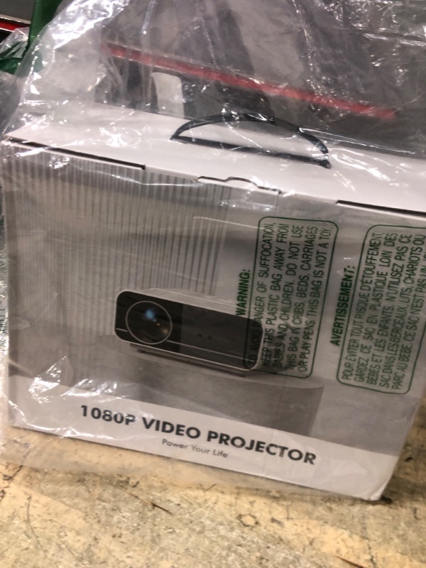 Photo 1 of [Auto Focus/4K Support] Projector with WiFi and Bluetooth, Native 1080P Outdoor Movie Projector with Auto Focus/4P6D Keystone/50% Zoom/PPT, DBPOWER Portable Projector for iOS/Android/TV Stick