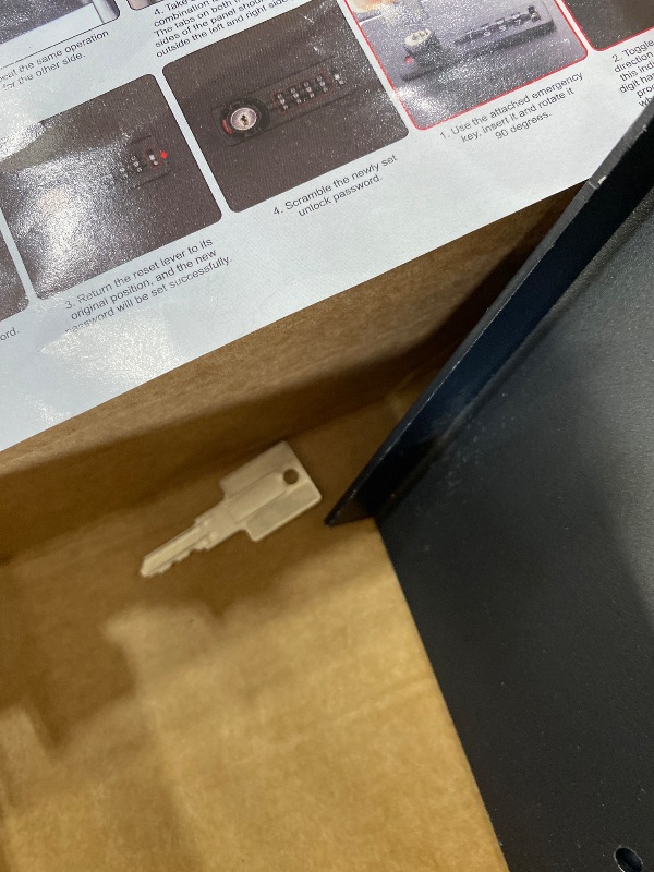 Photo 1 of *** UNKNOWN IF MISSING HARDWARE/PARTS***tslpuls Fit forTesla Model Y Juniper 2025 & Model 3 Highland 2024 2025 Center Console Safe Box - Secure Lockable Storage Organizer with Combination Lock, Privacy Protection Upgrade