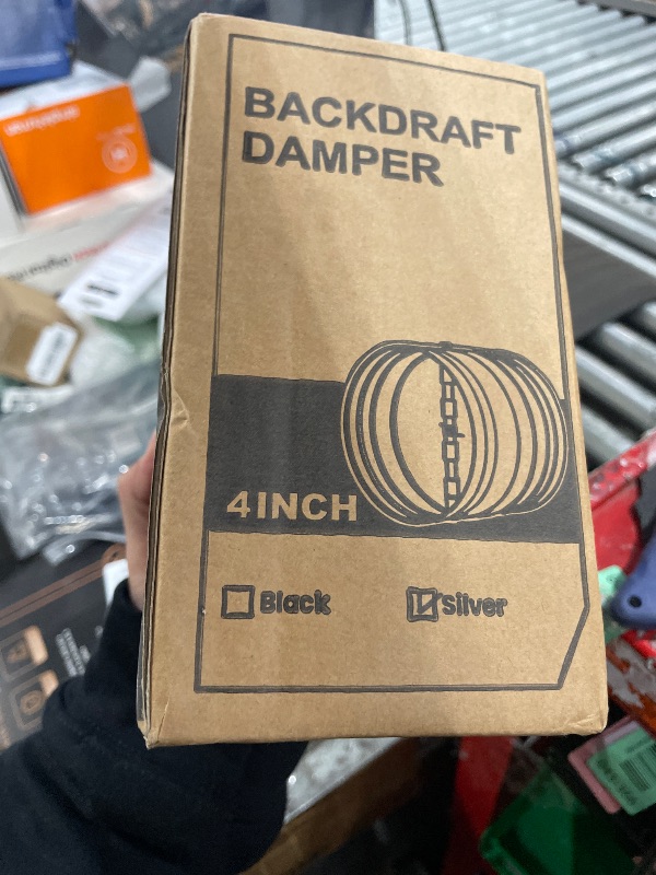 Photo 1 of [Upgraded] Hon&Guan Duct Damper 4 inch, Backdraft Damper One-Way Airflow Backflow Preventer for 4 Inch Duct Dryer Vent Hose-2pcs