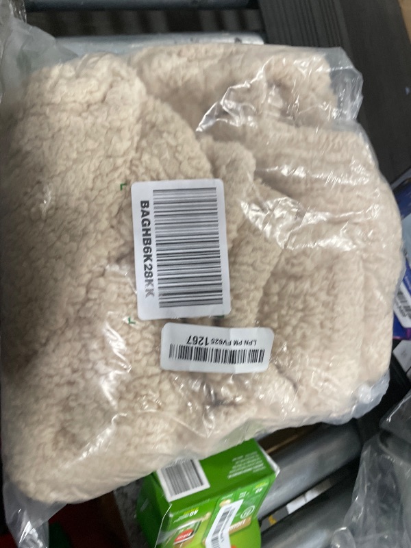 Photo 1 of 1 Pack 3 Calming Blankets Fluffy Premium Fleece Pet Blanket Soft Sherpa Throw for Dog Puppy Cat Beige Medium (30" x20'')