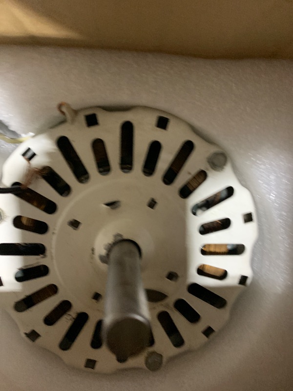 Photo 1 of Criditpid White 5" Dia Attic Fan Motor Replacement for Broan 97009317 99080267 F0516b2516 Attic Ventilators Motor.