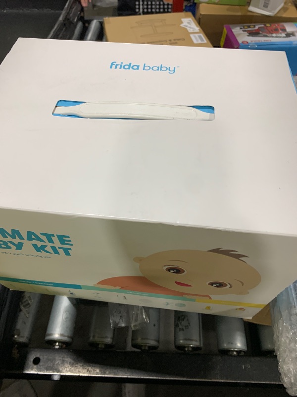Photo 1 of MISSING PIECES////Frida Baby Ultimate Baby Kit, 10 piece New Born Essentials Gift Set Includes Wellness Sick Day, Gas Relief, Grooming Tools & Teething Toys
