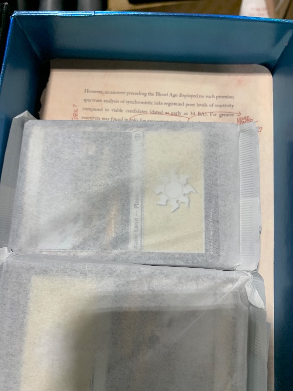 Photo 1 of Magic: The Gathering Secrets of Strixhaven - Codex Bundle (2 Collector Boosters, 6 Play Boosters, 2 Foil Promo Cards, 20 Foil Lands, 1 Spindown)