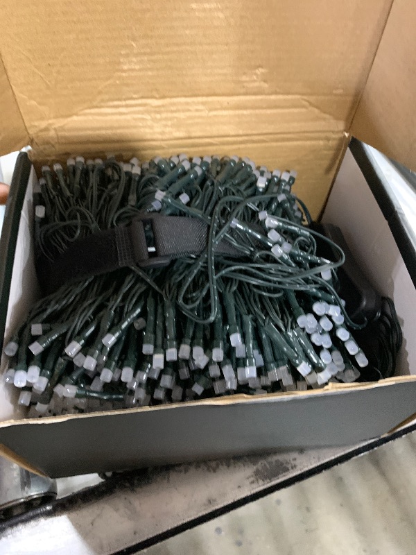 Photo 1 of Dazzle Bright Smart Christmas String Lights, 328FT 1000 LED RGB Color Changing String Lights with Remote & App Controlled, Halloween Decorations for Indoor Outdoor Holiday Xmas Tree Party Decor