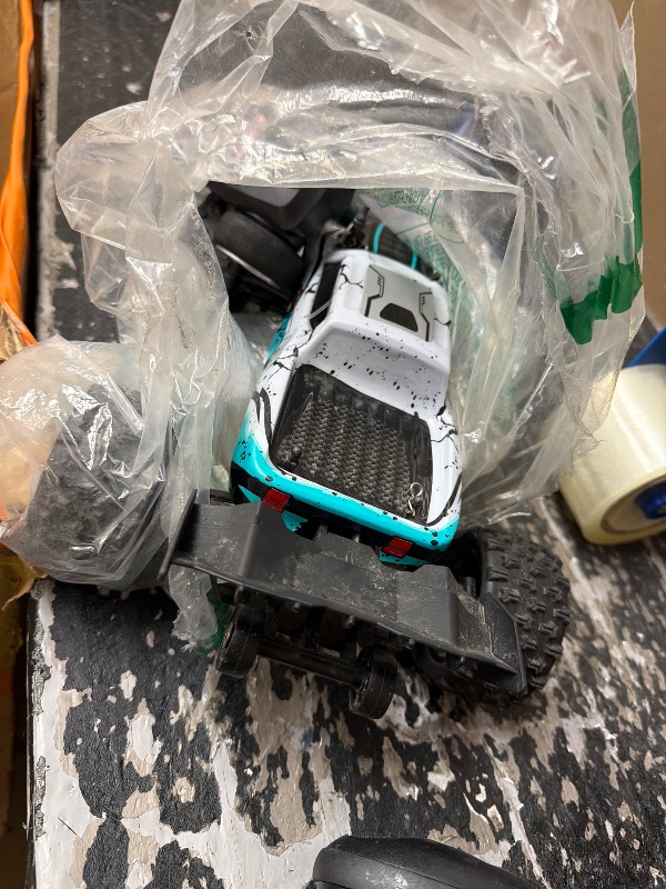 Photo 4 of Scientoy 1:14 RC Cars 50 KM/H, High Speed 4WD All Terrain RC Truck, Offroad Remote Control Car with 60 Mins Running, Fast RC Cars for Adults with 2 2000 mAh Rechargeable Batteries,Gifts for Teen Boys