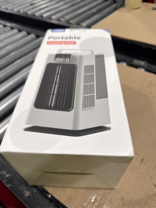 Photo 1 of Portable Air Conditioners, 2000ML Personal Air Conditioner, Mini Air Conditioner, Evaporative Air Cooler Fan with 120° Oscillation, 7 RGB Light Modes, 4 Speeds & 1-8H Timer for Bedroom Office