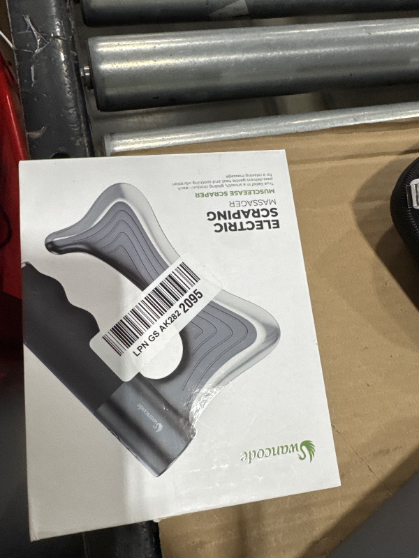 Photo 1 of swancode Heated Muscle Scraper, 3 Adjustable Intensity Modes with LED Display, 38-46? Warm Therapy & Vibration, Full Body Use Ergonomic Design, Rechargeable Wireless