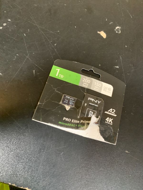 Photo 1 of PNY 1TB PRO Elite Prime™ C10 U3 V30 A2 microSDXC Flash Memory Card – Ultra-Fast Speeds, Read 200MB/s, Write 150MB/s, 4K UHD, Full HD, UHS-I, for Smartphones, Drones, Action Cameras
