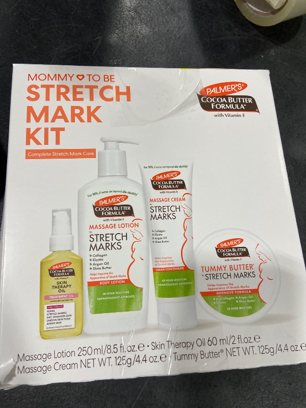 Photo 1 of Palmer's Pregnancy Essentials Skin Care Kit, Cocoa Butter Formula (4 Piece)
