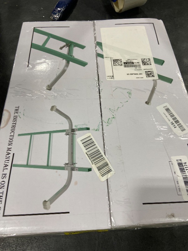 Photo 1 of Ladder Stabilizer,Heavy Duty Aluminum Extended Ladder Accessory for Roof Gutter Guard Cleaning Tools,Ladder Stand-Off Wing Span/Wall Ladder Hooks with Non-Slip Rubber Bottom pad.(Patent)