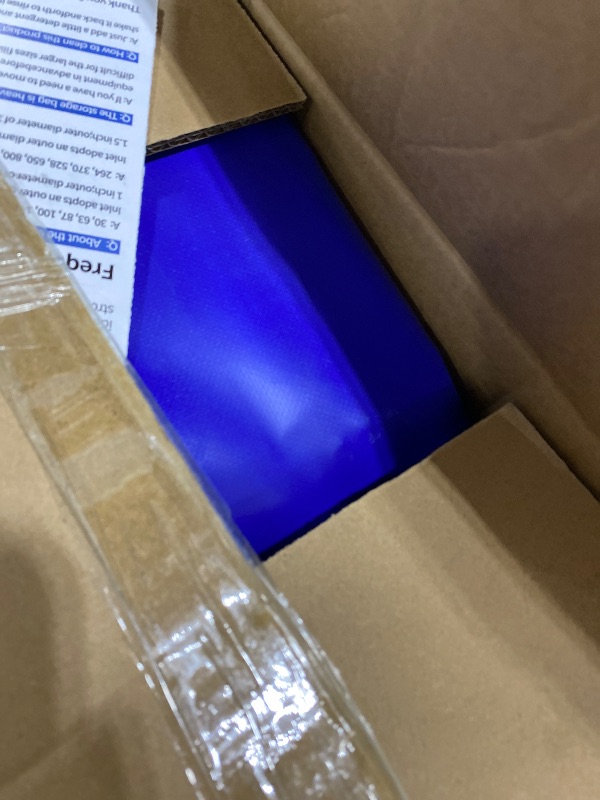 Photo 1 of GHOSOONE 1400 L/370 Gal Water Bladder Tank, Foldable Portable Water Storage Container, Emergency Water Bag for RV, Truck Bed, Fire Prevention, Drought Resistance, Blue