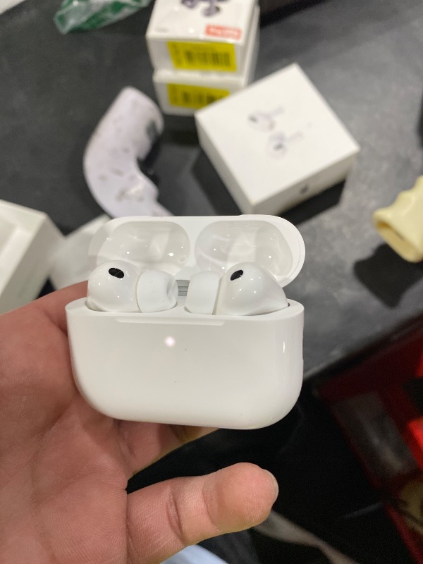 Photo 1 of Apple AirPods Pro 3 Wireless Earbuds, Active Noise Cancellation, Live Translation, Heart Rate Sensing, Hearing Aid Feature, Bluetooth Headphones, Spatial Audio, High-Fidelity Sound, USB-C Charging