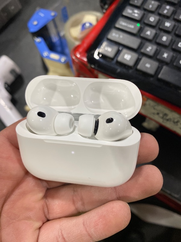 Photo 1 of Apple AirPods Pro 3 Wireless Earbuds, Active Noise Cancellation, Live Translation, Heart Rate Sensing, Hearing Aid Feature, Bluetooth Headphones, Spatial Audio, High-Fidelity Sound, USB-C Charging