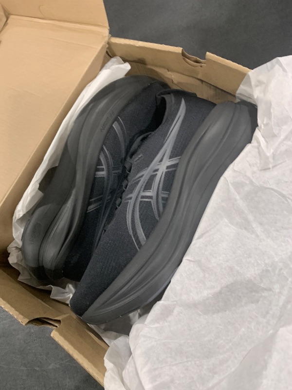 Photo 1 of ASICS Men's Gel-Nimbus 28 Running Shoes, 8.5, Black/Graphite Grey