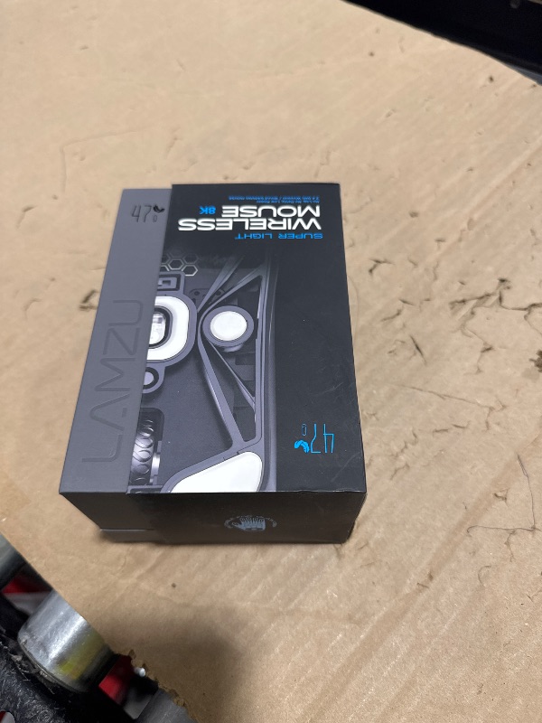 Photo 1 of Lamzu Maya X Wireless Gaming Mouse, Ultra Lightweight 47g, Optical Switch, Maximum 30000 DPI, Symmetrical, MCU Nordic 52840, Dust-Proof Encoder, PAW3950 Sensor(Larger Maya) (Black)