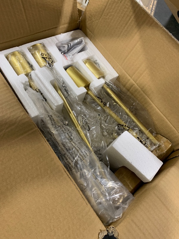 Photo 1 of 11"-52" Height Adjustable Modern Chandelier Ceiling Light Fixture, 8-Light Sputnik Chandeliers Brushed Gold Mid Century Chandelier Over Table, Chandeliers for Dining Room Kitchen (Bulbs Not Included)