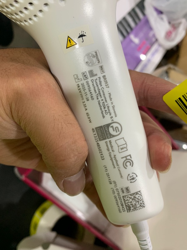 Photo 1 of Philips Lumea 8000 Series IPL Hair Removal Device, Permanent Laser Hair Reduction for Women & Men, Easy and Comfortable Use at Home, SenseIQ, 3 Attachments for Body, Face, Intimate, BRI937/03