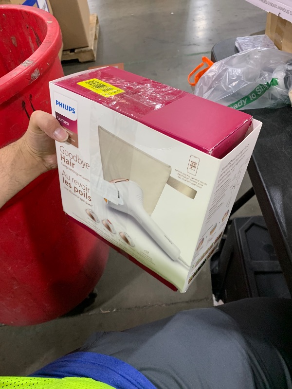 Photo 1 of Philips Lumea 8000 Series IPL Hair Removal Device, Permanent Laser Hair Reduction for Women & Men, Easy and Comfortable Use at Home, SenseIQ, 3 Attachments for Body, Face, Intimate, BRI937/03