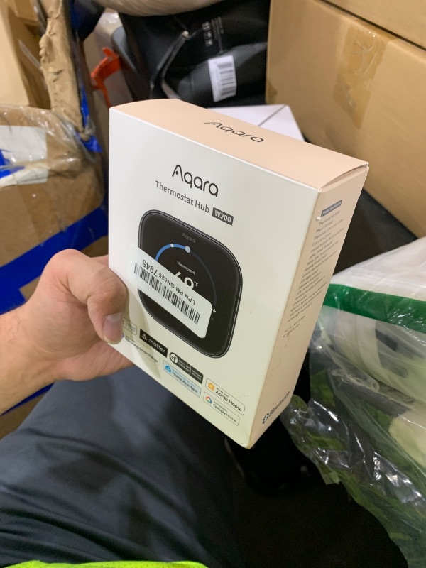 Photo 1 of Aqara Smart Thermostat W200 with Apple Adaptive Temperature & Clean Energy Guidance, 4" Touchscreen, Matter Controller, Built-in Radar Sensor, Works with Apple Home, Siri, Google Assistant, Alexa