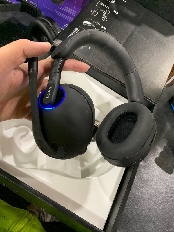 View 4 of Sony INZONE H9 Gaming Headset, Wireless Noise Canceling Bluetooth Headset with Microphone, 360 Spatial Sound, Perfect for PlayStation® 5, for PC/PS5/Switch/Mobile, (WH-G900N), Black