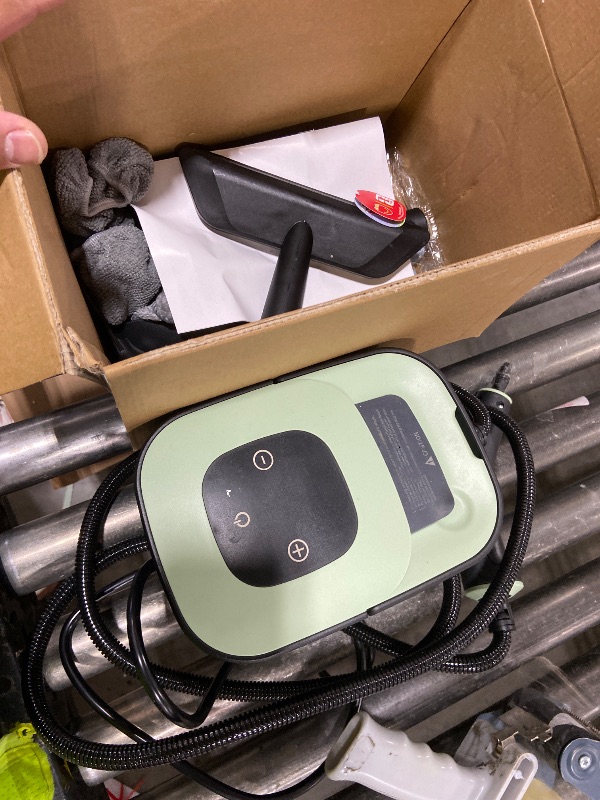 Photo 1 of Steam Cleaner, Portable Steamer for Cleaning with 16pcs Accessories, 6-Level Adjustable and 15s Heat-Up, Handheld Steam Cleaner for Home, Tile, Dirt, Grout, Grease, Car Detailing