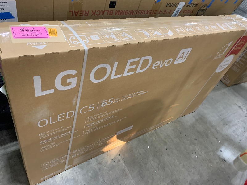Photo 1 of LG 65-Inch Class OLED evo AI 4K C5 Series Smart TV w/Dolby Atmos, Dolby Vision, HDR10, AI Super Upscaling 4K, Filmmaker Mode, Wow Orchestra, Alexa Built-in (OLED65C5PUA, 2025)