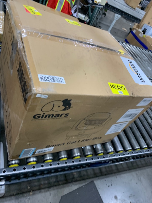 Photo 1 of Gimars Open Top Design Self Cleaning Litter Box, Automatic Cat Litter Box for Multiple Cats & Senior Cats, App Control with Safety Sensors, Low Odor, Includes Trash Bags & Litter Mat