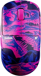 Photo 1 of Pulsar Gaming Gears X2 Crazylight Wireless Gaming Mouse, Ultra Lightweight 1.27 oz (36g), Optical Switch, 32000 DPI, 750 IPS, XS-1 Sensor, 8k Compatible (Mini, Purple, Paper Rex Edition)