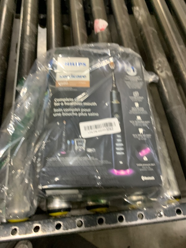 Photo 1 of Philips Sonicare DiamondClean Smart 9500 Electric Toothbrush - Sonic Toothbrush with App, Pressure Sensor, 15 Brushing Settings, Replacement Reminder, USB Charging Travel Case, Black, Model HX9923/11