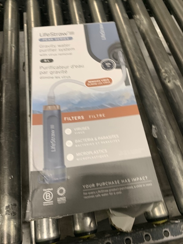Photo 1 of LifeStraw - Ultrafilter Membrane Water Purifier, Removes 99.99% Viruses, Bacteria, Parasites, 30L/hr Gravity Flow, 18,000 Liters Lifetime Capacity, B Corp Certified, Climate Neutral