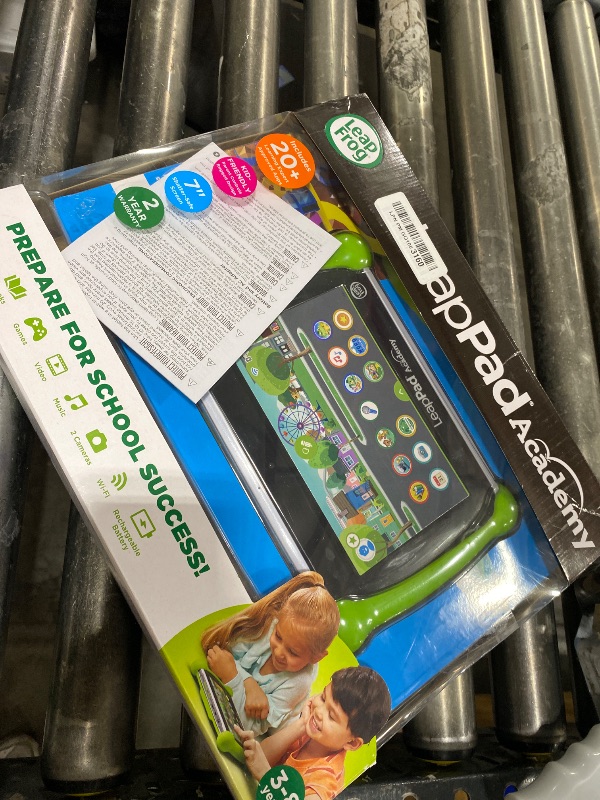 Photo 1 of LeapFrog LeapPad Academy Kids’ Learning Tablet, Green
