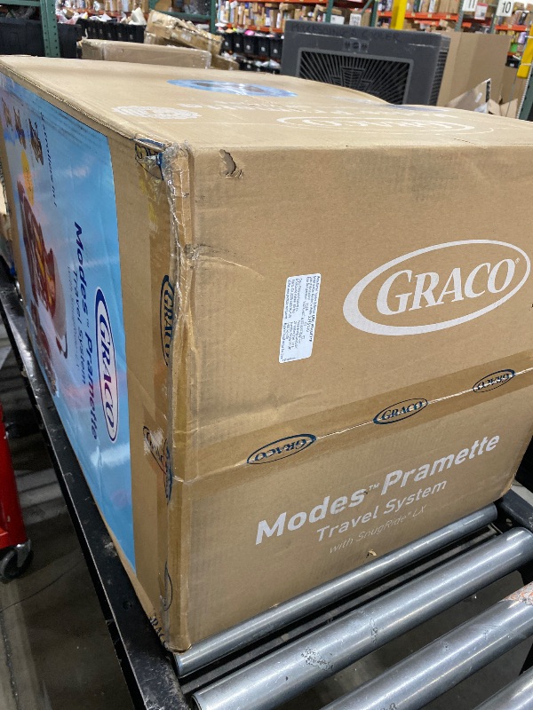 Photo 1 of Graco Modes Pramette Travel System, Car Seat and Stroller Combo, Includes SnugRide LX Infant Car Seat and Baby Stroller, 3 Modes: Car Seat Carrier, Pramette, Toddler Stroller, Ellington