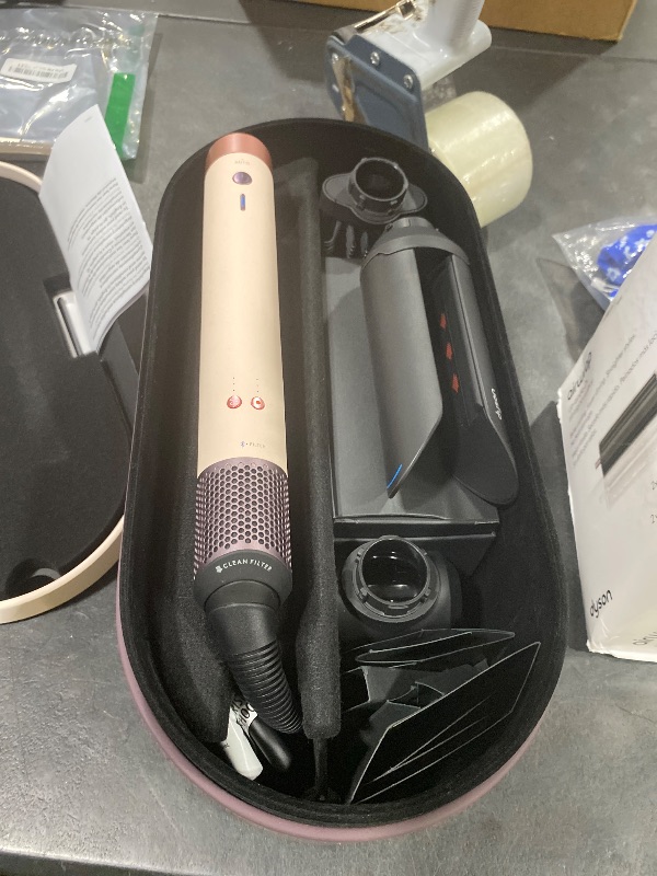 View 2 of Dyson Airwrap Co-anda2x Multi-Styler and Dryer Straight+Wavy in Ceramic Pink