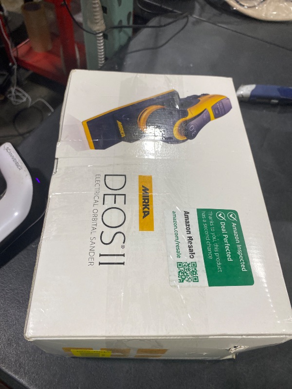 Photo 1 of Mirka DEOS II 383X Orbital Sander 2.75 Inch x 8 Inch 3 mm Orbit