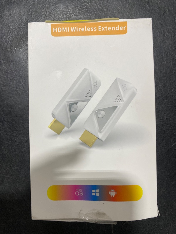 Photo 1 of Wireless HDMI Transmitter and Receiver, Plug&Play HDMI Wireless Extender Supports 328FT/100M, 4K Decode 1080P Output, Dual-Band 2.4G/5G, for Streaming Audio/Video from Laptop/TV Box to Monitor