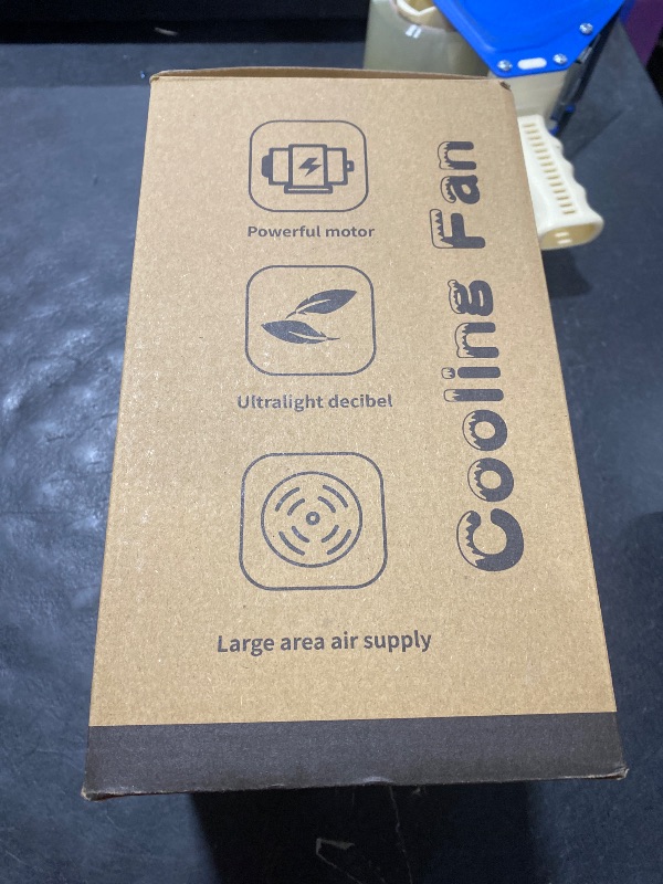 Photo 1 of Portable Air Conditioners, Upgraded Motor Evaporative Air Cooler with Remote, 3 Speeds & 3 Mist, 7 Color Night Light Cooling Fan with 2-8H Timer, 1100ML Personal AC Unit for Bedroom Office