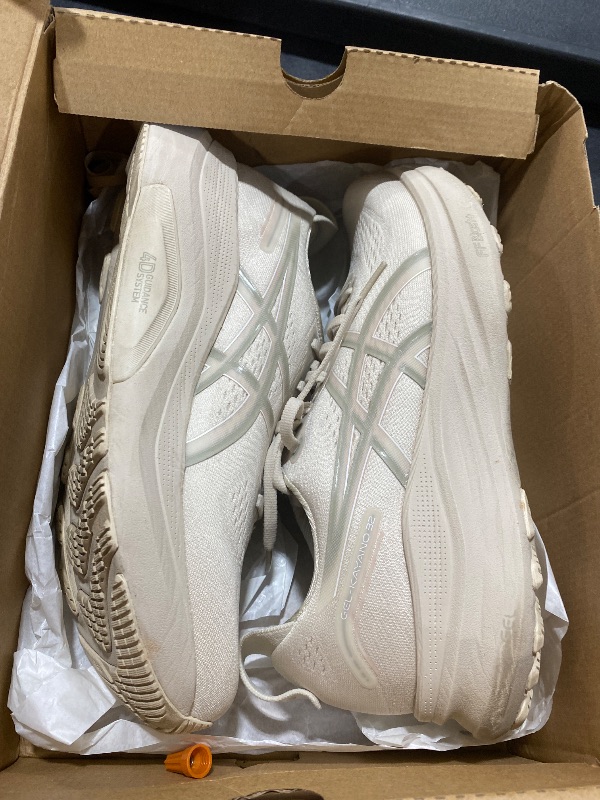 Photo 1 of ASICS Men's Gel-Kayano 32 Running Shoes, 9, Oatmeal/Meteor Grey
