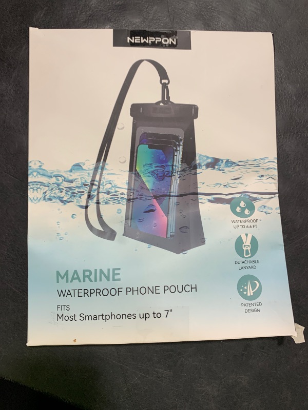 Photo 1 of newppon 4 Pack Floating Waterproof Phone Pouch - Universal Large Floatable Water Proof Dry Bag Case - Float Clear Cell Holder with Lanyard - for iPhone 17 Pro Max Samsung Galaxy - Beach Swimming Pool