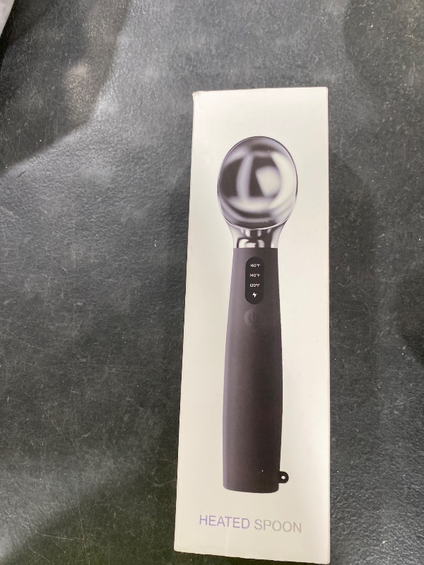 View 2 of Olephira Electric Ice Cream Scoop, Heated Ice Cream Scoop Rechargeable with 3-Level Heat 120-160?, LED Display, IP67, 2600mAh Battery, For Hardened Ice Cream, Gelato, Shop & Home Use