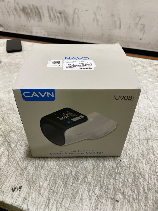 Photo 1 of CAVN Blood Pressure Monitor for Home Use, No-Wrap BP Monitor with Arm Tunnel Design, One-Touch Operation, Large Display, Fits 8.7"-15.7" Arms, 4 Users x 199 Memory, USB-C or Battery Powered
