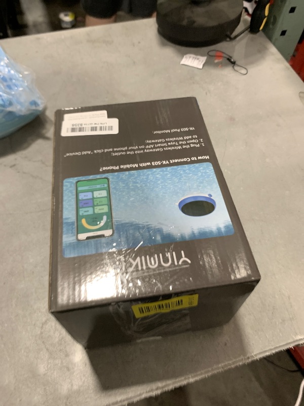 Photo 1 of Smart Chlorine pH Monitor, Pool Chlorine Meter, Salt pH Meter for Salt Water Pool, Solar Powered Digital pH Tester, YINMIK 7 in 1 pH Chlorine Salinity ORP TDS EC Temp Test Kit for Spa, Hot Tub