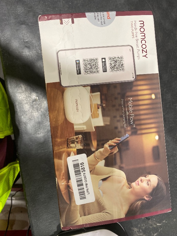 Photo 1 of Momcozy Wearable Breast Pump M9, Hospital Grade Medical App-Controlled Hands-Free Electric Breast Pump Red 2 Count