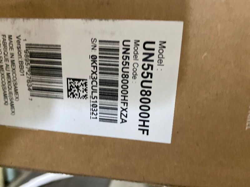 Photo 1 of Samsung 55-Inch Class Crystal UHD U8000H Series Samsung Vision AI Smart TV (2026 Model, 55U8000H) Crystal Processor 4K, Endless Free Content, Motion Xcelerator, Color Booster, Alexa Built-in