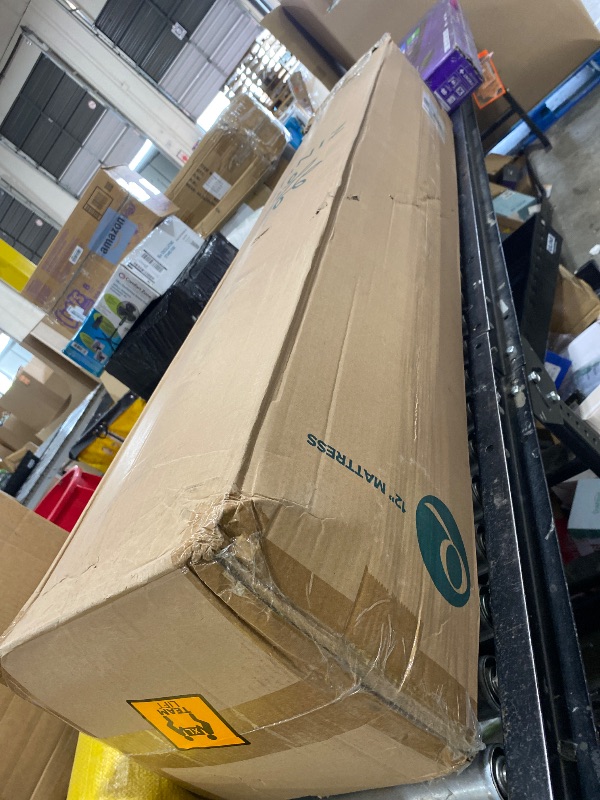Photo 1 of Zinus 12 Inch Comfort Support Hybrid Mattress [New Version], Queen, Fiberglass Free, Medium Plush, Motion Isolation, Certified Safe Foams & Fabric, Mattress in A Box