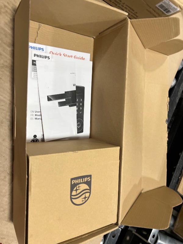Photo 1 of Philips Smart Lock with Handles, Keyless Entry Door Lock Set, Keypad Door Lock with 2 Level Handles, Digital Keypad Deadbolt for Front Door, App Fingerprint PIN Code Unlocking, Auto Locking