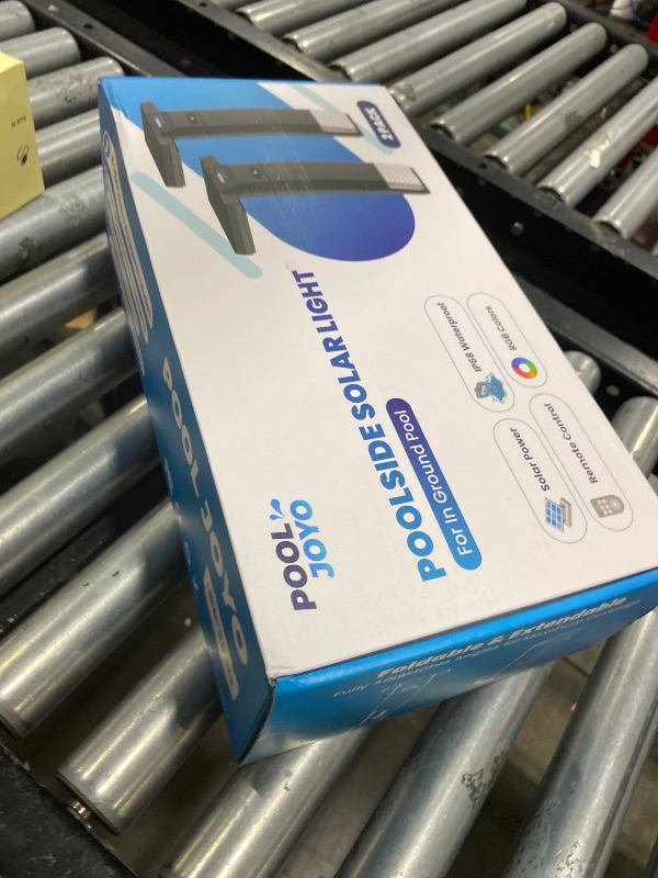 Photo 1 of Solar Pool Lights Only for Inground Pools with Remote, 56 LEDs Brighter 3-Sided 180° Underwater Glow, 10 Colors 4 Modes, 3 Brightness Levels, IP68 Waterproof?2 Pack?