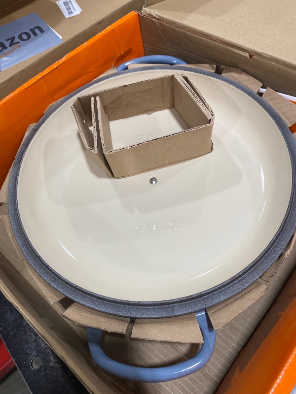 Photo 1 of Le Creuset Enameled Cast Iron Signature Braiser, 5 qt., Marseille